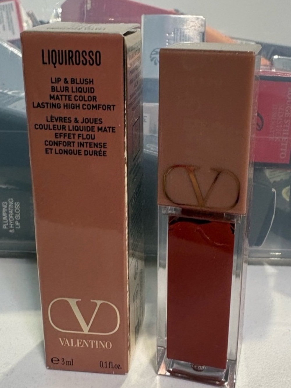Valentino Liquirosso Lip & Blush #111A